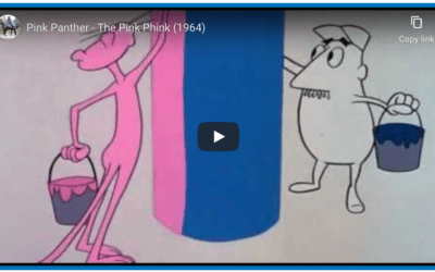 Retro Pink Panther Cartoon