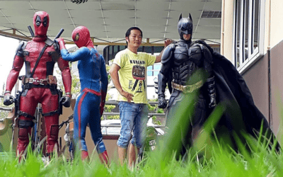 Camera Tricks Create Life Sized Superheroes