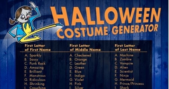 Halloween Costume Idea Generator