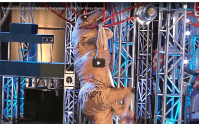 T-Rex On Ninja Warrior