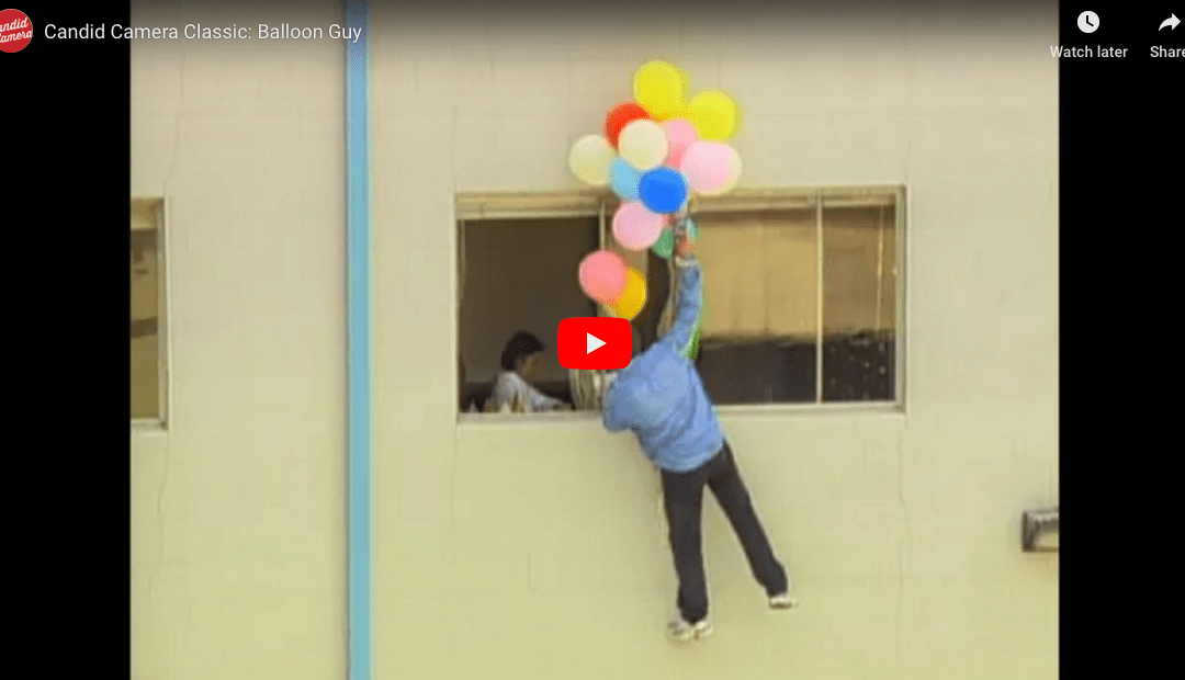 Candid Camera: Balloon Prank