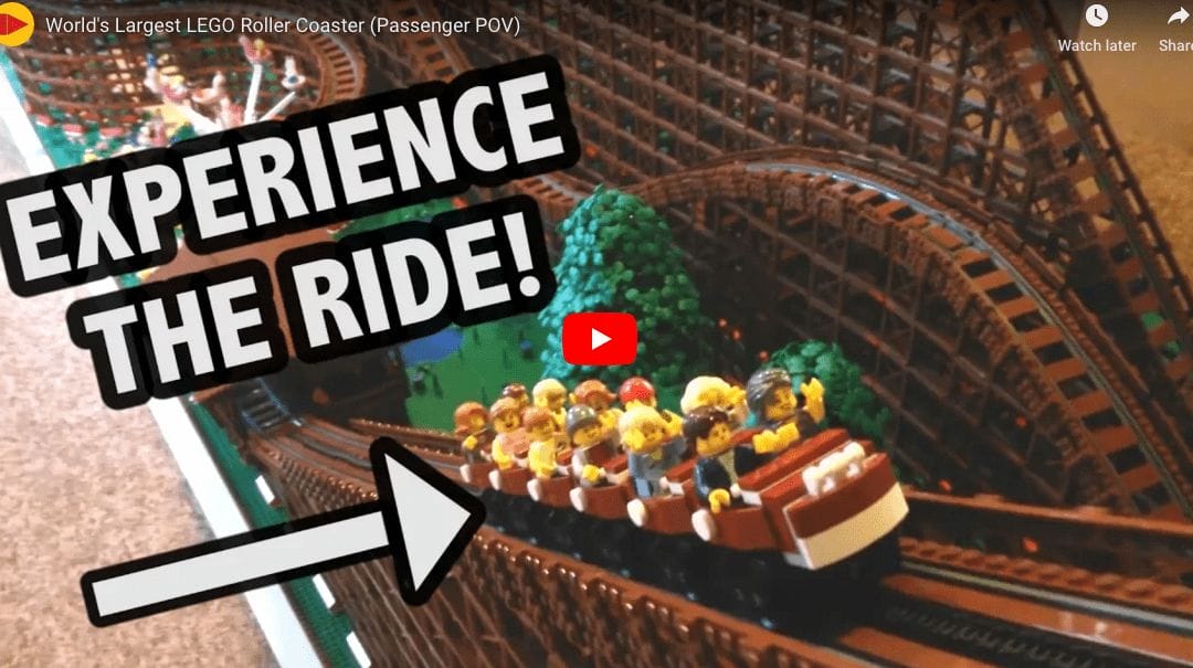 Worlds Biggest Lego Roller Coaster