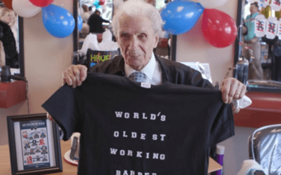 World’s Oldest Barber Turns 107