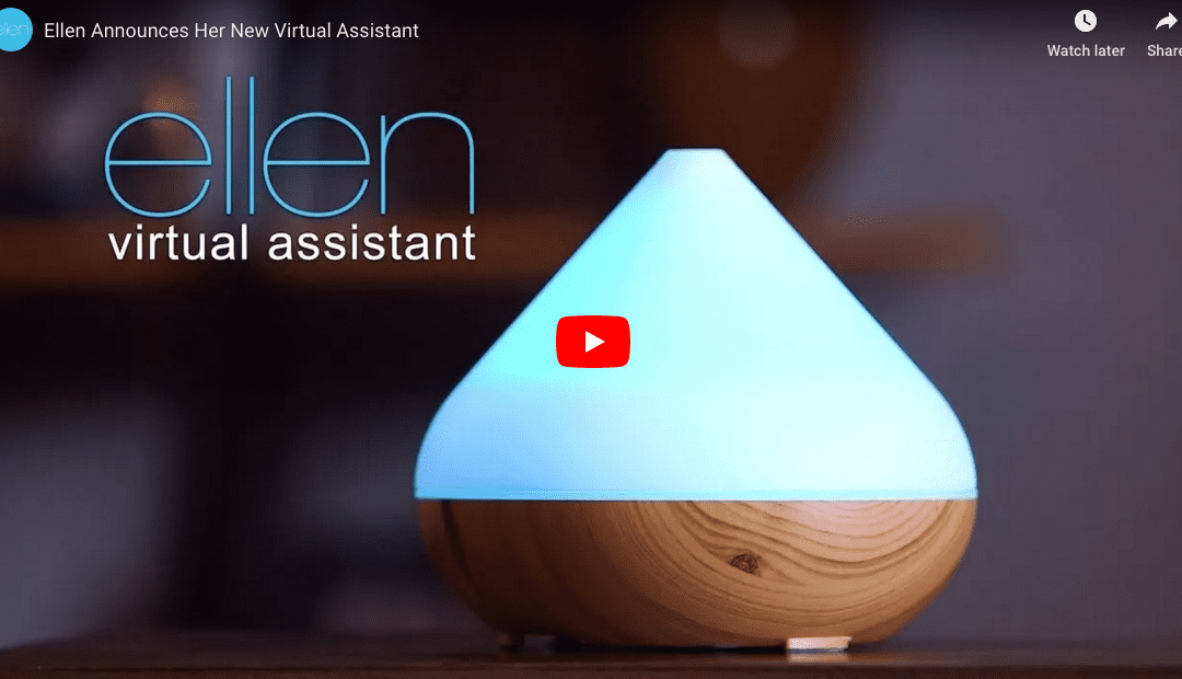 Ellen Showcases Her Virtual Assistant