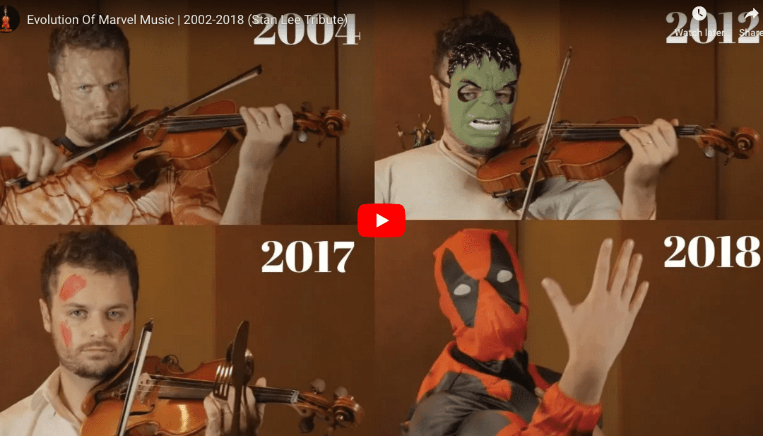 Marvel Music On Violin