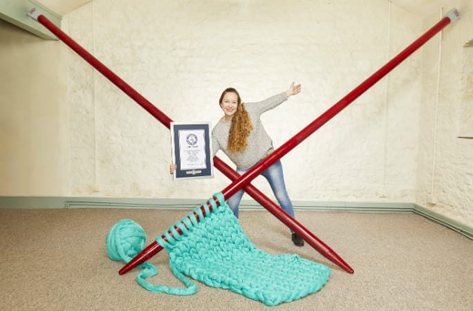 World’s Largest Knitting Needles