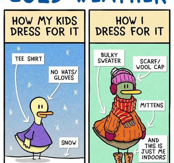 Relatable Duck On Cold Weather