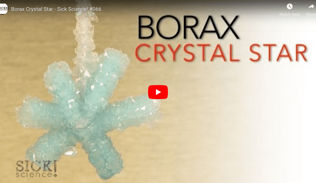 Create A Borax Crystal Snowflake