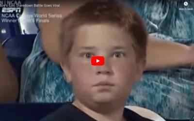 Kids Epic Staredown Goes Viral