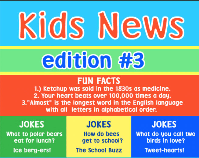 Kids News Edition #03