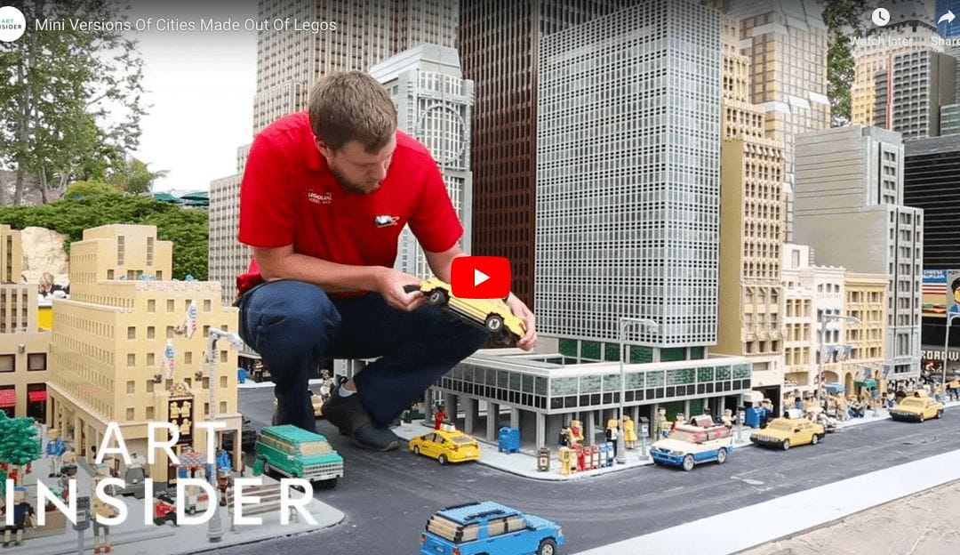 Model Cities Made From Lego