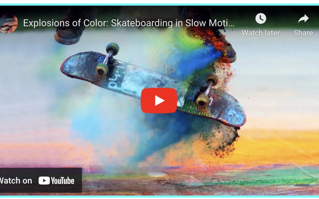 Slow-Mo Skateboard Rainbows