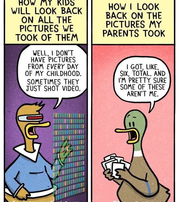 Relatable Duck On Technology