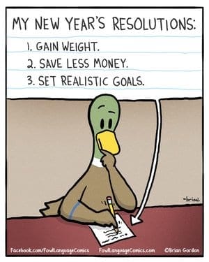 Relatable Duck New Year Comics