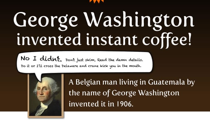 15 facts about coffee george washington