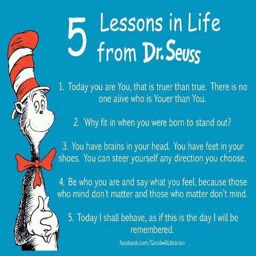 5 Life Lessons From Dr.Seuss • Enchanted Little World