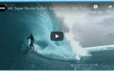 Professional Surfer In Slow Motion