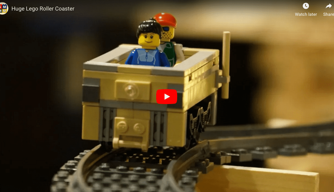 Huge Lego Roller Coaster