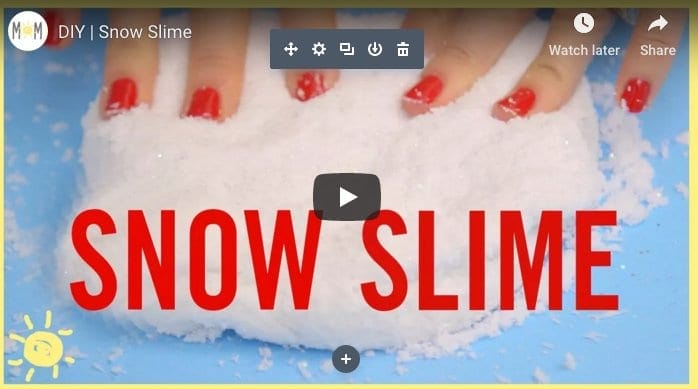 How To Make Snow Slime