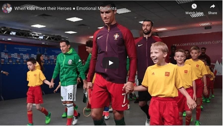Kids Meet Soccer Heroes