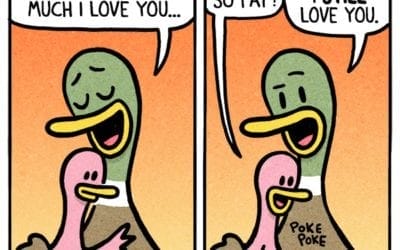 Relatable Duck Comics About Love