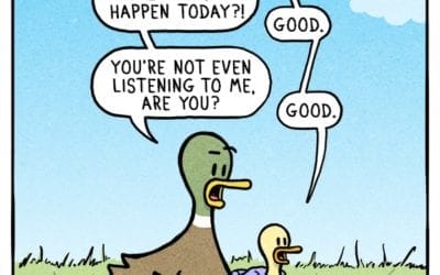 Relatable Duck Comics About School