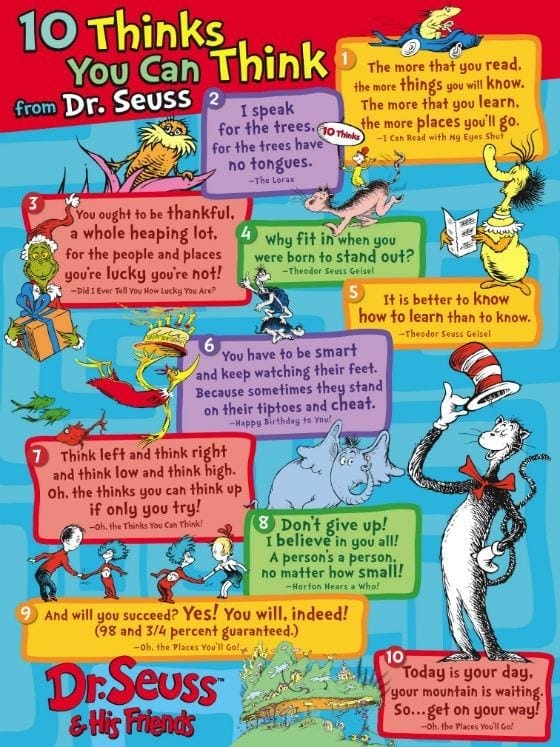Words Of Wisdom From Dr. Seuss • Enchanted Little World