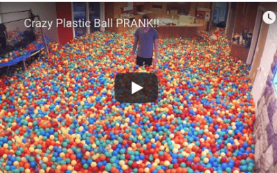 Dad And Kids Surprise Mom With Ball Pit House