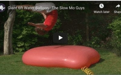 Slow Motion: Giant Water Balloon