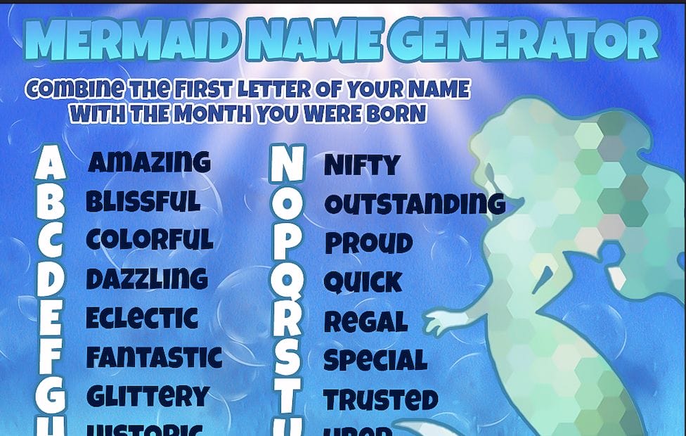 Magical Mermaid Name Generator