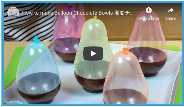 How To Make Chocolate Bowls