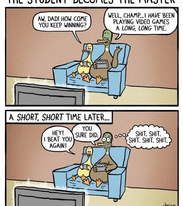 Parenting Comics About Video Games