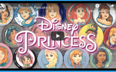Disney Princess Pancake Art