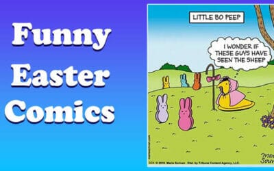 Collection Of Funny Easter Comics