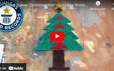 Largest Human Christmas Tree