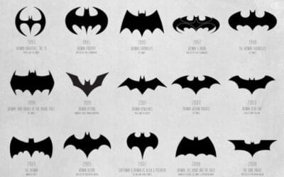 Evolution of Batman Logos