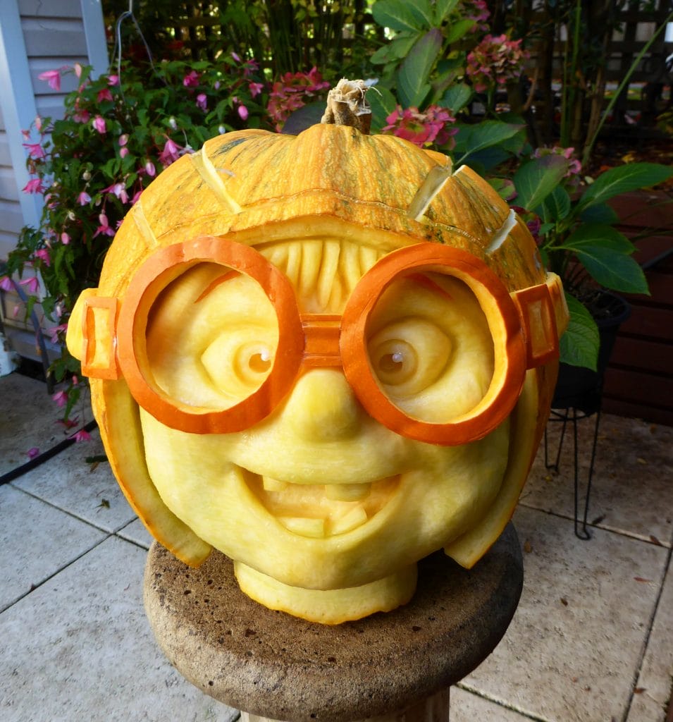 pumpkin sculpture