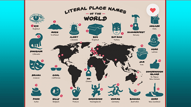 Strange Named Places In Our World