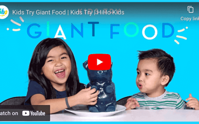 Kids Try Giant-Sized Foods