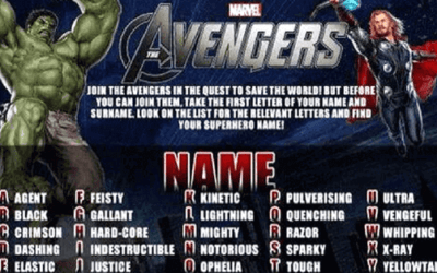 Marvel Avengers Name Generator