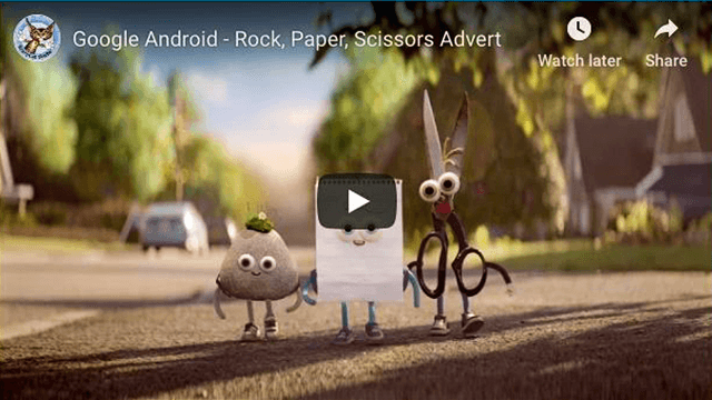 Rock-Paper-Scissors Commecial