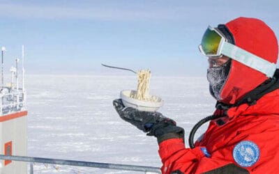 Cooking Outdoors In Antartica