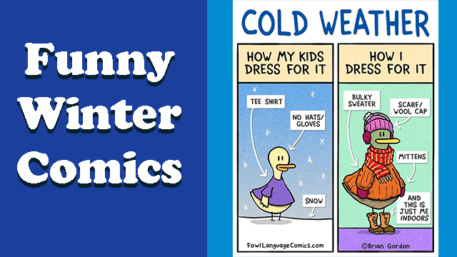 Funny Comics-  Cold Winters