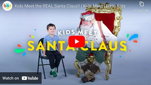 Kids Meet The Real Santa Clause