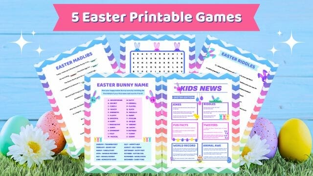 5 Printable Easter Activities For Kids • Enchanted Little World