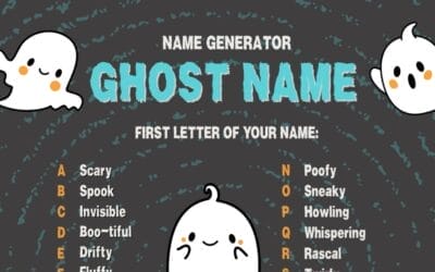 Free Printable: Ghost Name Generator 👻