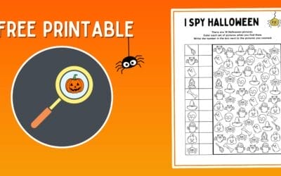 Free Printable: Halloween I Spy 🎃