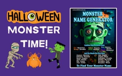 Free Printable: Monster Name Generator