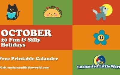 Free Printable October Calendar  🎃📅