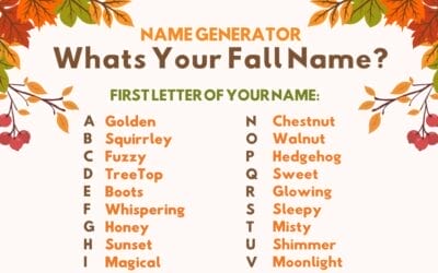 Free Printable: Fall Name Generator 🍁